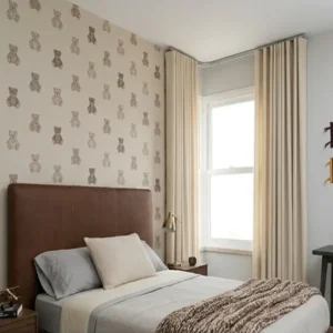 Cortina Rústica de Algodón