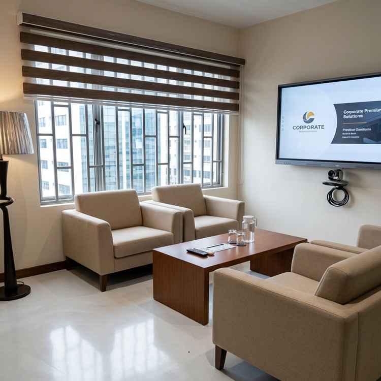 Cortinas Duo Black Out Jaspeado - Imagen 2