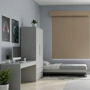 Cortinero Rollers Blackout Stucco