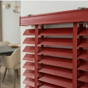 Persiana Horizontal Láminas Perforadas