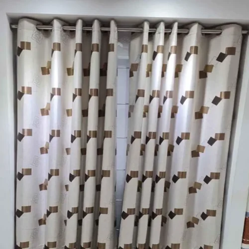 modernas cortinas con aros de aluminio