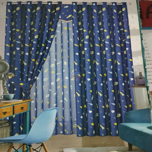 Cortina Galaxy niños decor premier